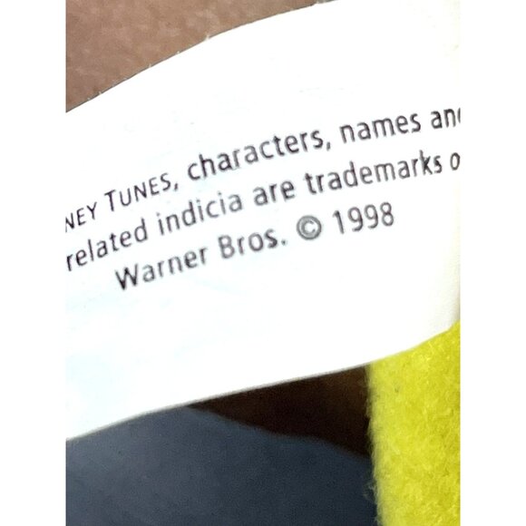 Vintage 1998 Looney Tunes Tweety Plush In Witch Costume By Warner Bros. - Picture 4 of 4